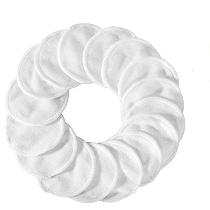 Korduvkasutatavad bambusest meigieemalduspadjakesed 12 tk/pakend pestavad ümmargused näopuhastavad puuvillased meigieemalduspadjakesed