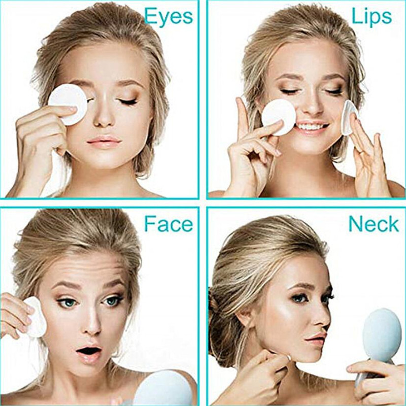 Korduvkasutatavad bambusest meigieemalduspadjakesed 12 tk/pakend pestavad ümmargused näopuhastavad puuvillased meigieemalduspadjakesed