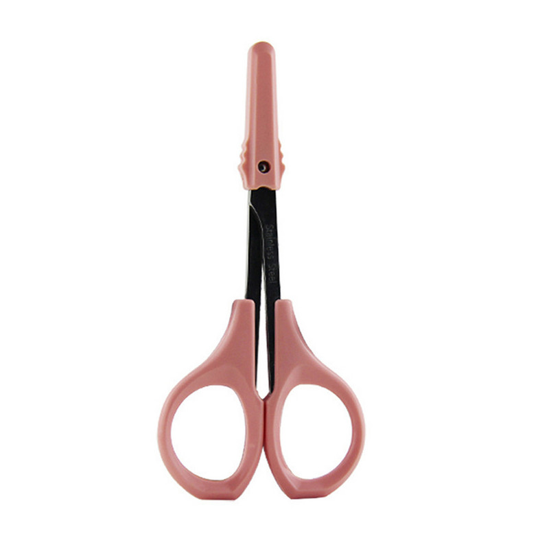 1PC Škare za obrve Oštrice trimera za trepavice od nehrđajućeg čelika Ravni trimer za lakat Brijač Škare Škare za šišanje dlačica u nosu