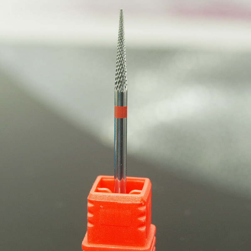 EasyNail 2,35 mm karbīda adatas frēzes nagu urbjmašīnas elektriskais manikīrs nagu rotējošais kutikulu stūmējs nagu pulēti instrumenti