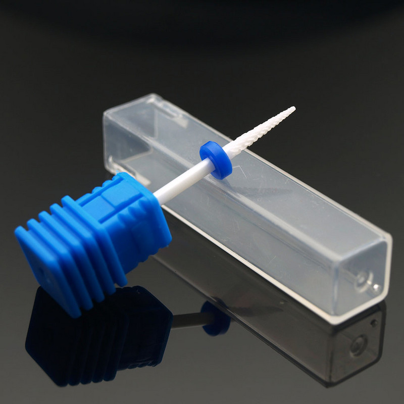 EasyNail 2,35 mm karbīda adatas frēzes nagu urbjmašīnas elektriskais manikīrs nagu rotējošais kutikulu stūmējs nagu pulēti instrumenti