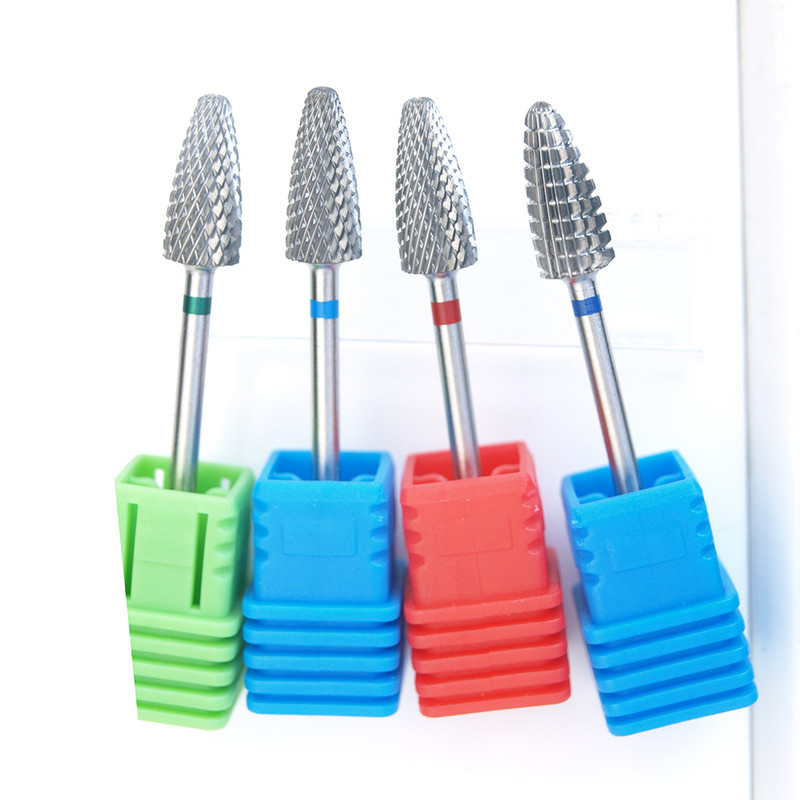 Jaunums! Volframa nagu urbis elektriskā manikīra urbjmašīnas frēzēšanas griezējs nagu vīles buferis nagu mākslas aprīkojuma piederums