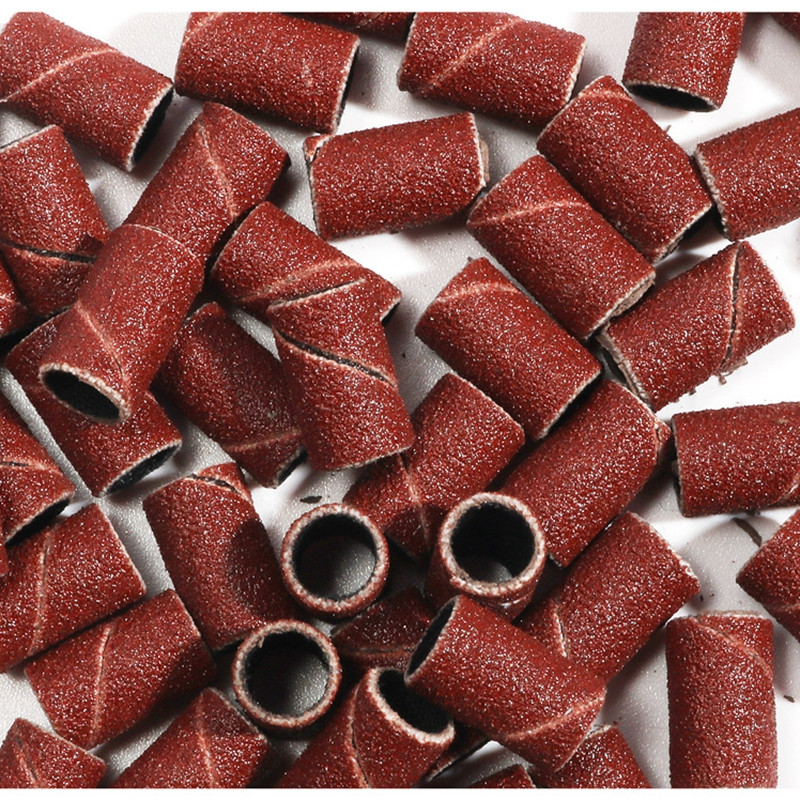 50Gb elektriskās nagu mākslas slīpēšanas lentes nagu UV želejas noņemšanai nagu urbjmašīnas piederumi #80 #120 #180 smilšu apļa manikīra rīks