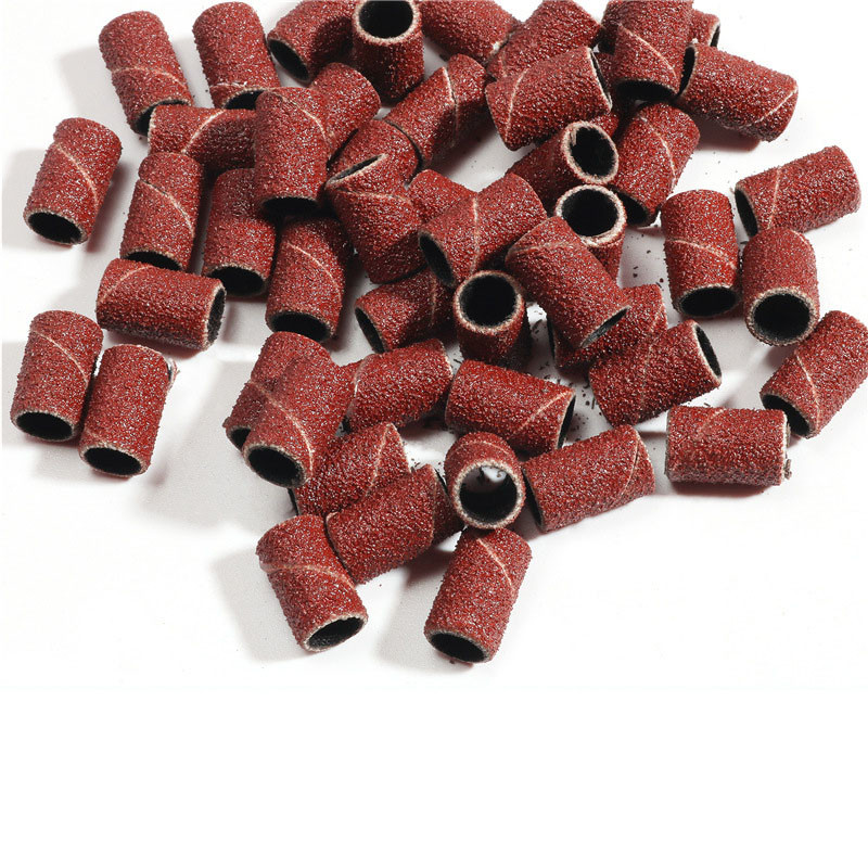 50Gb elektriskās nagu mākslas slīpēšanas lentes nagu UV želejas noņemšanai nagu urbjmašīnas piederumi #80 #120 #180 smilšu apļa manikīra rīks