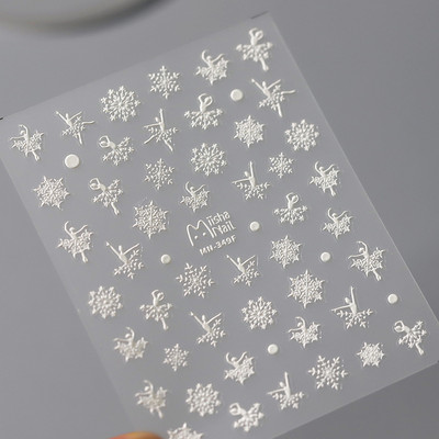 1 loksne 5D bronzējošas pērles Shell nagu mākslas uzlīmes rožzelta lāzera jūras zvaigzne mēness saule slīdnis nagu rotājumi uzlīmes Aksesuāri