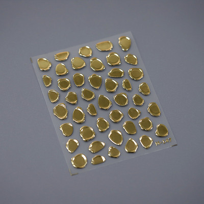 1 loksne 5D bronzējošas pērles Shell nagu mākslas uzlīmes rožzelta lāzera jūras zvaigzne mēness saule slīdnis nagu rotājumi uzlīmes Aksesuāri