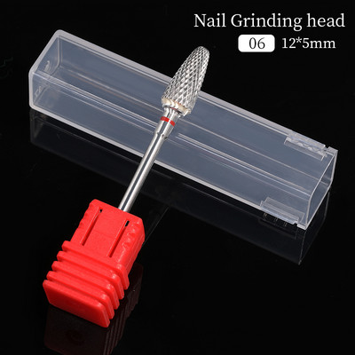 1gab nagu urbis elektrisks volframa frēzēšanas karbīda griezēji, rotācijas manikīra mašīnas aprīkojums nagu mākslas instrumentu piederumi