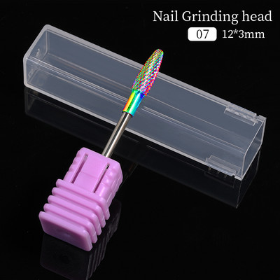 1gab nagu urbis elektrisks volframa frēzēšanas karbīda griezēji, rotācijas manikīra mašīnas aprīkojums nagu mākslas instrumentu piederumi