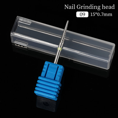 1gab nagu urbis elektrisks volframa frēzēšanas karbīda griezēji, rotācijas manikīra mašīnas aprīkojums nagu mākslas instrumentu piederumi