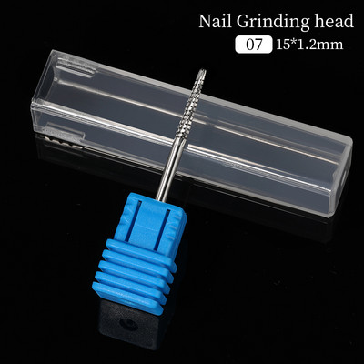 1gab nagu urbis elektrisks volframa frēzēšanas karbīda griezēji, rotācijas manikīra mašīnas aprīkojums nagu mākslas instrumentu piederumi