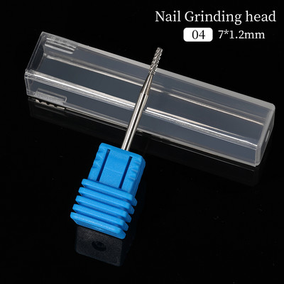 1gab nagu urbis elektrisks volframa frēzēšanas karbīda griezēji, rotācijas manikīra mašīnas aprīkojums nagu mākslas instrumentu piederumi