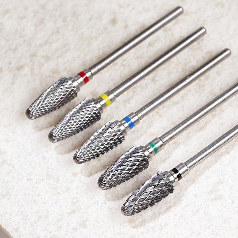 1gab nagu urbis elektrisks volframa frēzēšanas karbīda griezēji, rotācijas manikīra mašīnas aprīkojums nagu mākslas instrumentu piederumi