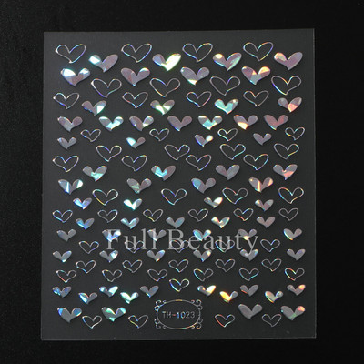 3D Metāla Zvaigzne Sirds Uzlīmes Nagiem Sudraba bronzas Saules Mēness Slīdņi Y2k Lāzera Līmes Uzlīmes Manikīra folijas Dekorācijas