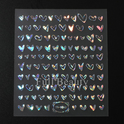 3D Metāla Zvaigzne Sirds Uzlīmes Nagiem Sudraba bronzas Saules Mēness Slīdņi Y2k Lāzera Līmes Uzlīmes Manikīra folijas Dekorācijas