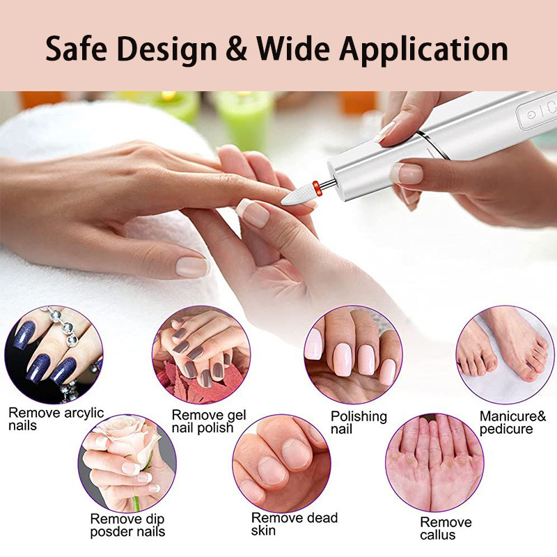 1kom Keramika Nokti Svrdlo Gel lak Keramička kutikula Uklonite glavu za brušenje Električna brusilica Zamjenjiva svrdla