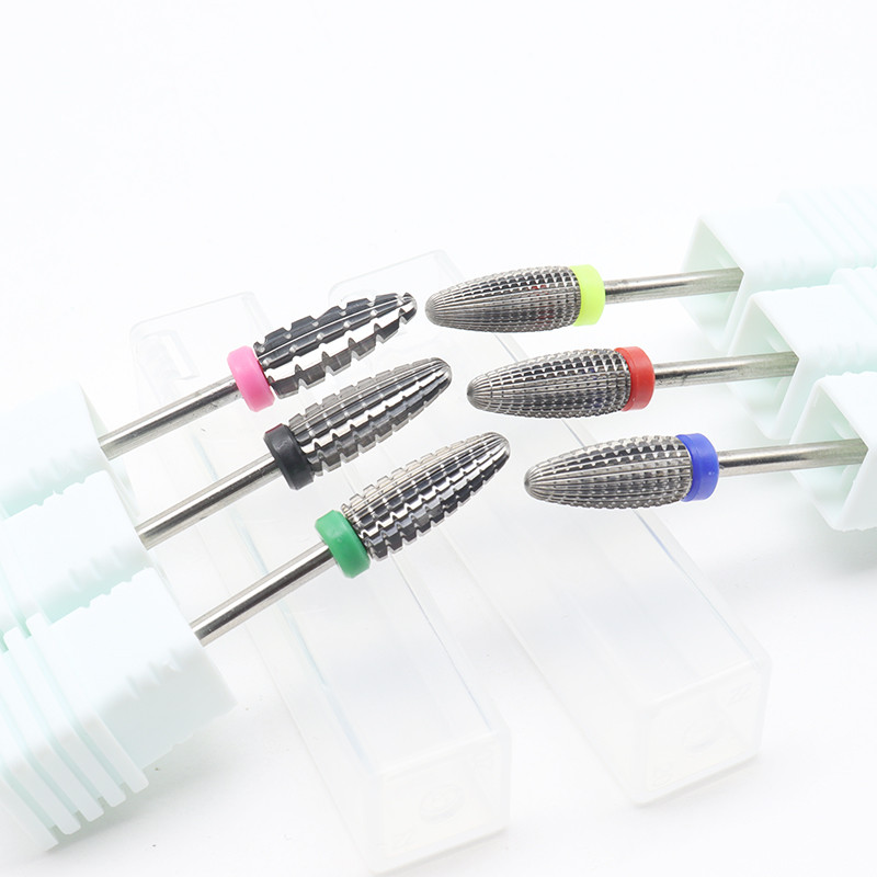 Easy Nail Jaunums! Volframa karbīda nagu urbis elektriskais nagu frēzes griezējs manikīra mašīnai nagu vīles Piederumi F0615