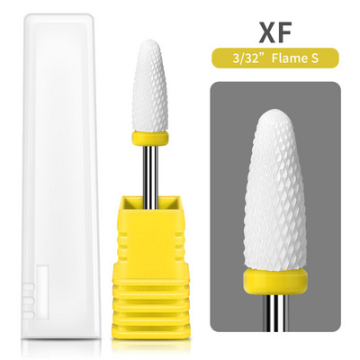 20 vrsta tvrdih keramičkih svrdla za nokte Rotirajući električni keramički rezač za manikuru Uklanjanje gel laka Turpija za nokte Pedikura