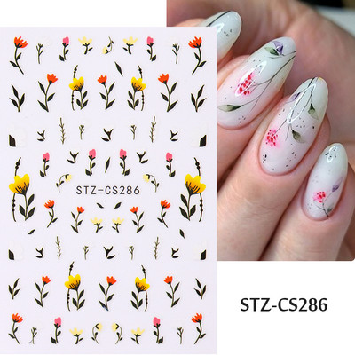 French Tips Naljepnice za nokte 3D sjajni svjetlucavi srebrni bijeli klizači Naljepnice Nail Art Dekoracije Ljepljive folije Manikura TRSTZCS068