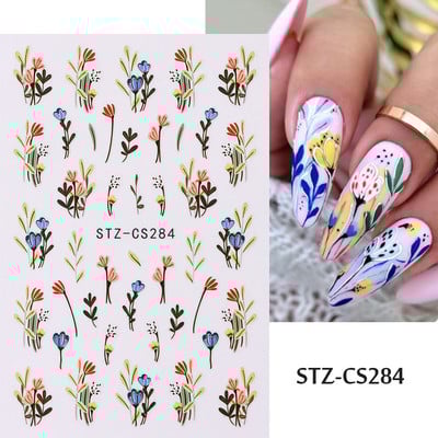 French Tips Naljepnice za nokte 3D sjajni svjetlucavi srebrni bijeli klizači Naljepnice Nail Art Dekoracije Ljepljive folije Manikura TRSTZCS068