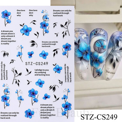 French Tips Naljepnice za nokte 3D sjajni svjetlucavi srebrni bijeli klizači Naljepnice Nail Art Dekoracije Ljepljive folije Manikura TRSTZCS068