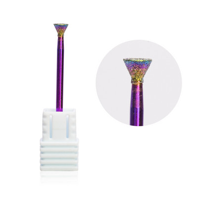 Dimanta nagu urbis Rotary Burr kutikulas tīrīšanas elektriskie uzgaļi manikīra urbjmašīnai Piederumi nagu frēze