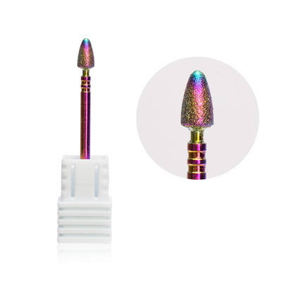 Dimanta nagu urbis Rotary Burr kutikulas tīrīšanas elektriskie uzgaļi manikīra urbjmašīnai Piederumi nagu frēze