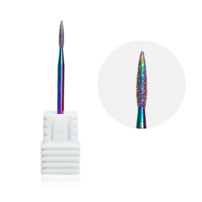 Dimanta nagu urbis Rotary Burr kutikulas tīrīšanas elektriskie uzgaļi manikīra urbjmašīnai Piederumi nagu frēze