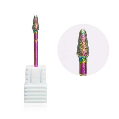 Dimanta nagu urbis Rotary Burr kutikulas tīrīšanas elektriskie uzgaļi manikīra urbjmašīnai Piederumi nagu frēze