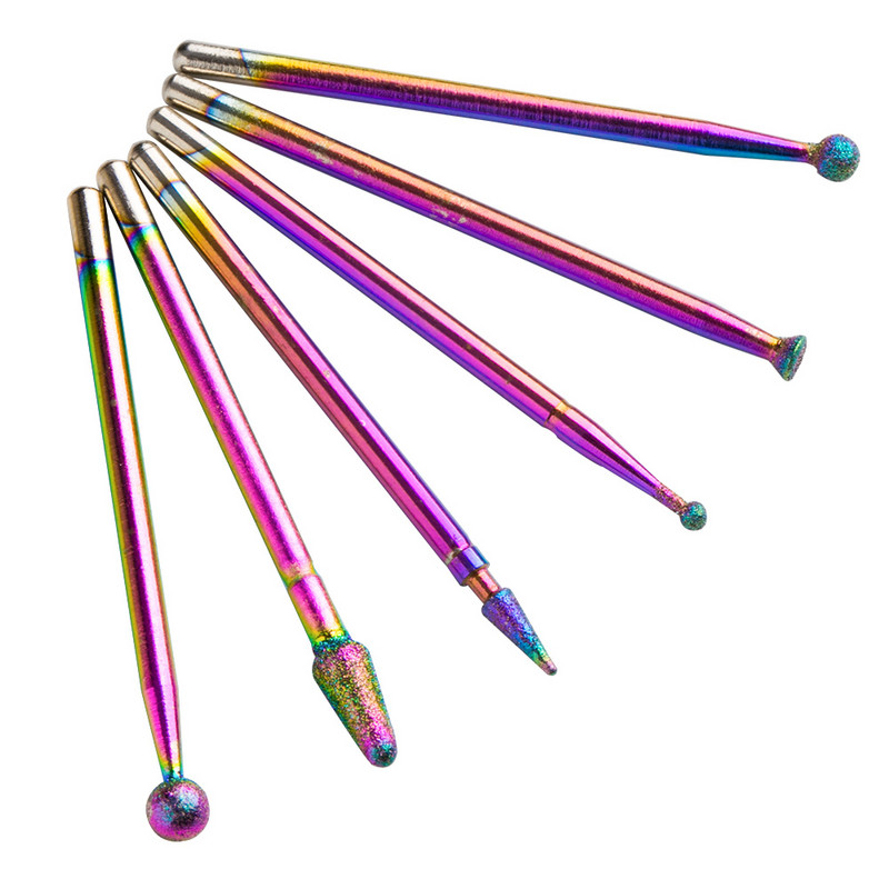 Dimanta nagu urbis Rotary Burr kutikulas tīrīšanas elektriskie uzgaļi manikīra urbjmašīnai Piederumi nagu frēze