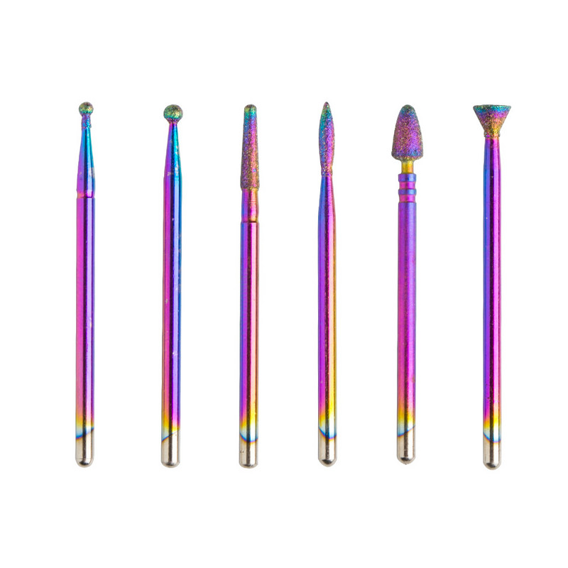 Dimanta nagu urbis Rotary Burr kutikulas tīrīšanas elektriskie uzgaļi manikīra urbjmašīnai Piederumi nagu frēze