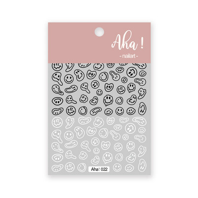 3D žuti osmijeh Naljepnice za nokte Naljepnice za nokte Nasmiješeno lice Manikura Japanski dizajn DIY Slatke naljepnice za nokte Dodaci