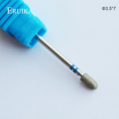 ERUIKA 5 tipuri de burghiu diamant pentru unghii Burghiu rotativ Pila de unghii pentru manichiura Accesorii masini electrice Instrumente de taiere