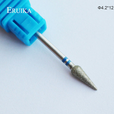 ERUIKA 5 tipuri de burghiu diamant pentru unghii Burghiu rotativ Pila de unghii pentru manichiura Accesorii masini electrice Instrumente de taiere
