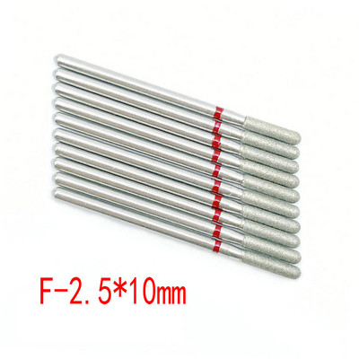 10 buc. Set de freze cu diamante pentru cuticule pentru curățarea unghiilor freză pentru manichiură accesorii freze electrice pentru îndepărtarea pielii moarte