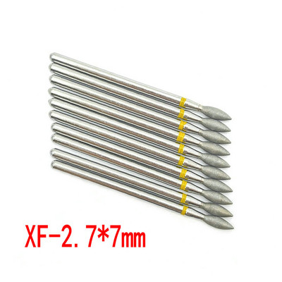 10 buc. Set de freze cu diamante pentru cuticule pentru curățarea unghiilor freză pentru manichiură accesorii freze electrice pentru îndepărtarea pielii moarte