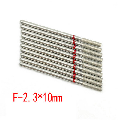 10 buc. Set de freze cu diamante pentru cuticule pentru curățarea unghiilor freză pentru manichiură accesorii freze electrice pentru îndepărtarea pielii moarte