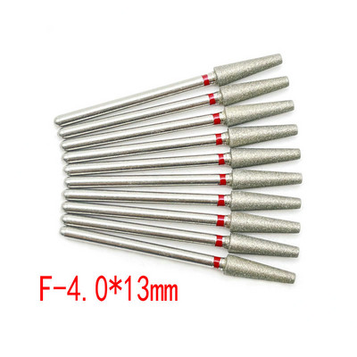 10 buc. Set de freze cu diamante pentru cuticule pentru curățarea unghiilor freză pentru manichiură accesorii freze electrice pentru îndepărtarea pielii moarte