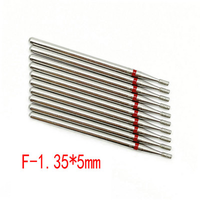 10 buc. Set de freze cu diamante pentru cuticule pentru curățarea unghiilor freză pentru manichiură accesorii freze electrice pentru îndepărtarea pielii moarte