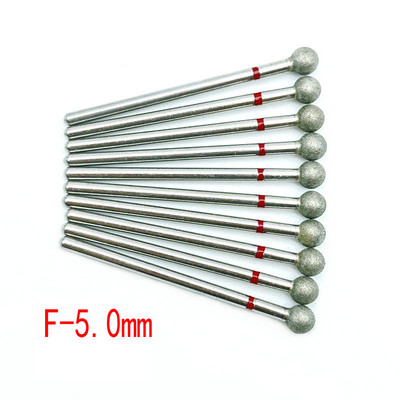 10 buc. Set de freze cu diamante pentru cuticule pentru curățarea unghiilor freză pentru manichiură accesorii freze electrice pentru îndepărtarea pielii moarte