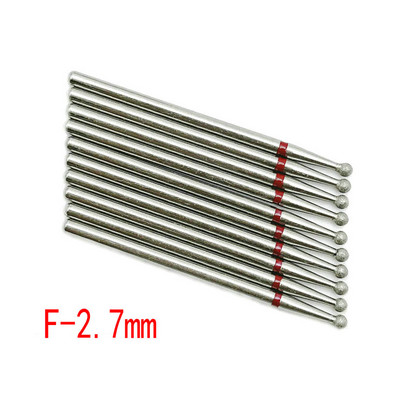 10 buc. Set de freze cu diamante pentru cuticule pentru curățarea unghiilor freză pentru manichiură accesorii freze electrice pentru îndepărtarea pielii moarte