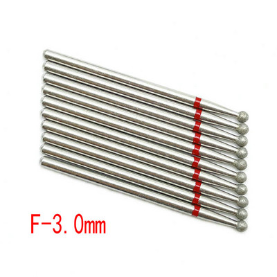 10 buc. Set de freze cu diamante pentru cuticule pentru curățarea unghiilor freză pentru manichiură accesorii freze electrice pentru îndepărtarea pielii moarte