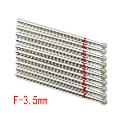 10 buc. Set de freze cu diamante pentru cuticule pentru curățarea unghiilor freză pentru manichiură accesorii freze electrice pentru îndepărtarea pielii moarte