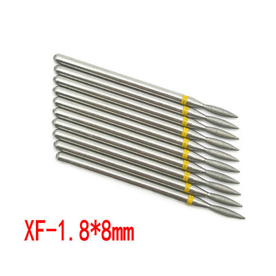 10 buc. Set de freze cu diamante pentru cuticule pentru curățarea unghiilor freză pentru manichiură accesorii freze electrice pentru îndepărtarea pielii moarte