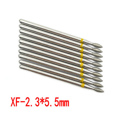 10 buc. Set de freze cu diamante pentru cuticule pentru curățarea unghiilor freză pentru manichiură accesorii freze electrice pentru îndepărtarea pielii moarte