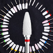 Keramikas kukurūzas frēze gēla lakas noņemšanai nagu urbis nagu dizainam nagu aksesuāri instrumenti