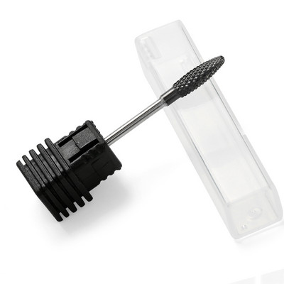 9 tipa melna titāna volframa karbīda nagu urbjmašīna Manikīra urbjmašīnas piederumi, frēzes, noņemšanas želejas instrumenti