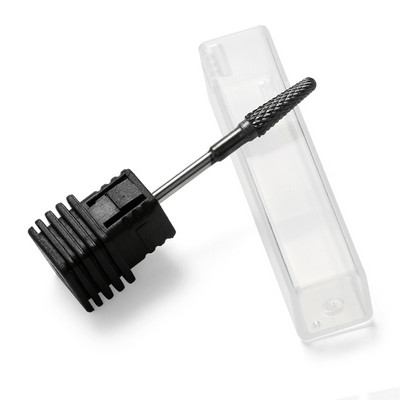 9 tipa melna titāna volframa karbīda nagu urbjmašīna Manikīra urbjmašīnas piederumi, frēzes, noņemšanas želejas instrumenti