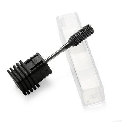 9 tipa melna titāna volframa karbīda nagu urbjmašīna Manikīra urbjmašīnas piederumi, frēzes, noņemšanas želejas instrumenti