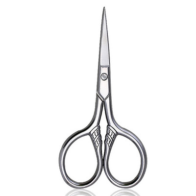 1 gab. Nerūsējošā tērauda mazs grims kopšanas šķēres uzacis manikīram nagu kutikulas bārdas un ūsu griezējs deguna matu rīks