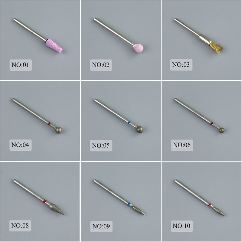 28 féle gyémánt körömfúró maró manikűrhöz.